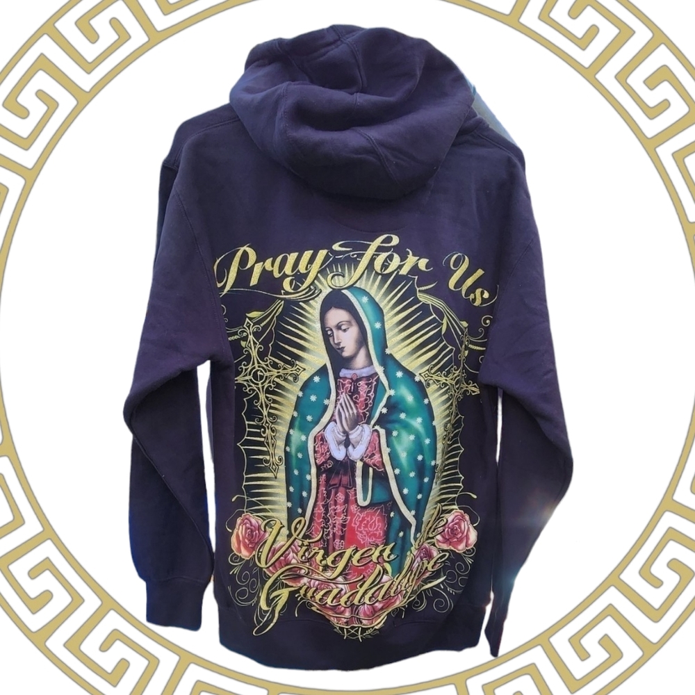 Virgencita de Guadalupe blink Hoodie